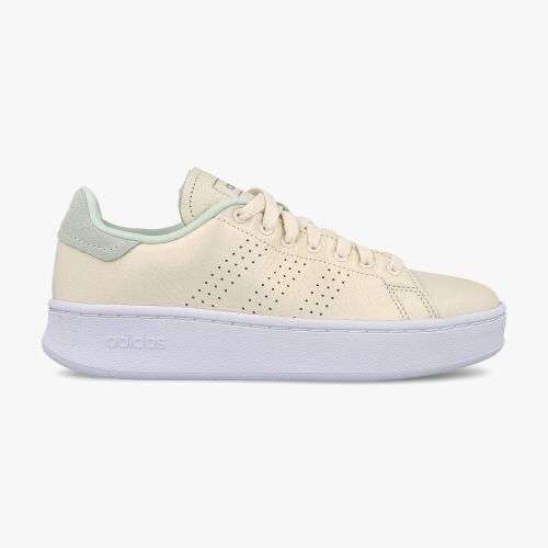 adidas Women's Advantage bold Cloud White / Dash Green EH2056 Size UK 5 (SA 5)