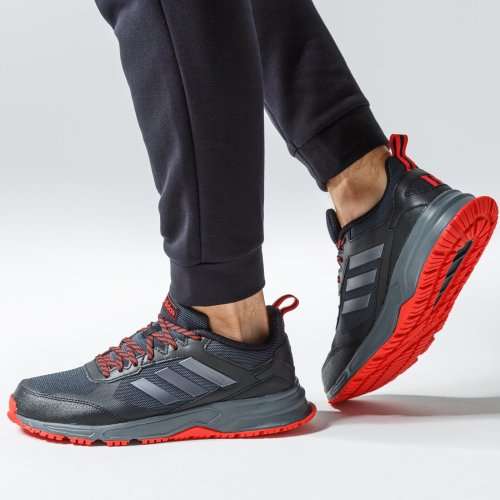 adidas Men's ROCKADIA TRAIL 3.0 Core Black/ Grey/ Night Metallic EG2521 Size UK 12 (SA 12))