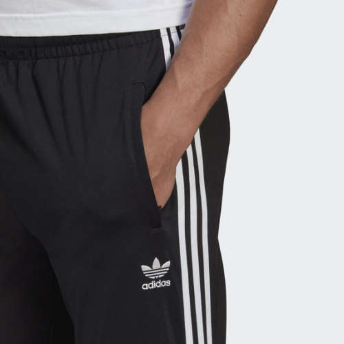 adidas Men's SST TRACK Pants Black CJ9265 Size Large