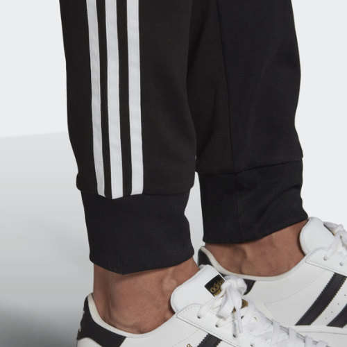 adidas Men's SST TRACK Pants Black CJ9265 Size Large