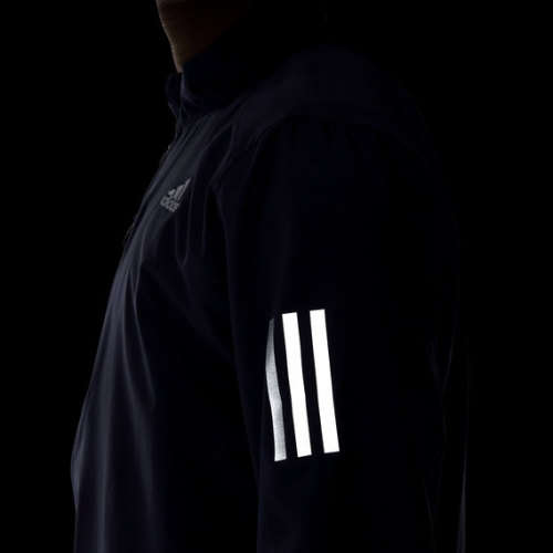 adidas Men's OWN THE RUN JACKET Grey DZ2314 Size Extra Large