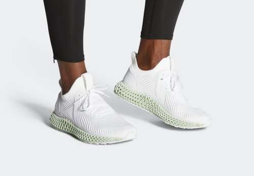 adidas Men's AlphaEdge 4D Core White/Carbon/Onix EF3454 Size UK 10 (SA 10)