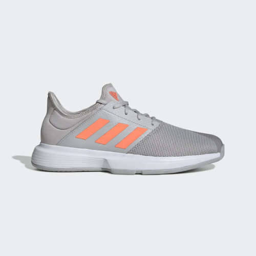 adidas Men's GameCourt Grey/ Orange EG2007 Size UK 7 (SA 7)