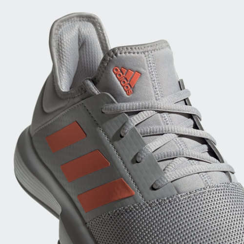 adidas Men's GameCourt Grey/ Orange EG2007 Size UK 7 (SA 7)