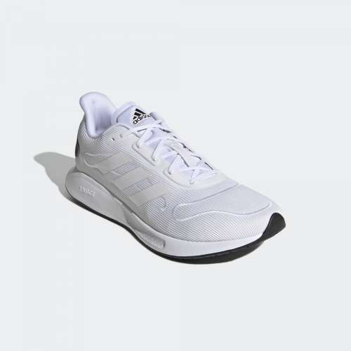 adidas Men`s GALAXAR RUN Cloud White/ Grey Five FU7330 Size UK 9.5 (SA 9.5)