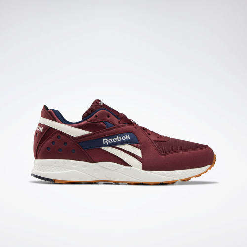 Reebok Men's PYRO Lux Maroon / NAVY / CHALK DV7299 Size UK 9 (SA 9)