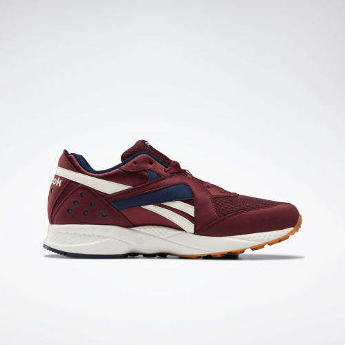 Reebok Men's PYRO Lux Maroon / NAVY / CHALK DV7299 Size UK 9 (SA 9)