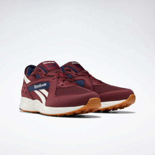 Reebok Men's PYRO Lux Maroon / NAVY / CHALK DV7299 Size UK 9 (SA 9)