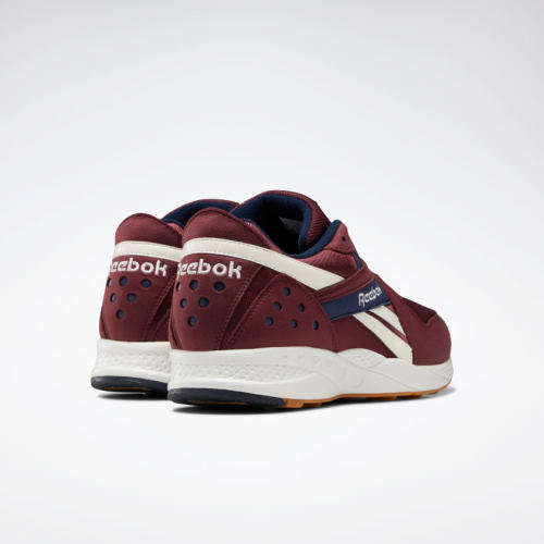 Reebok Men's PYRO Lux Maroon / NAVY / CHALK DV7299 Size UK 9 (SA 9)