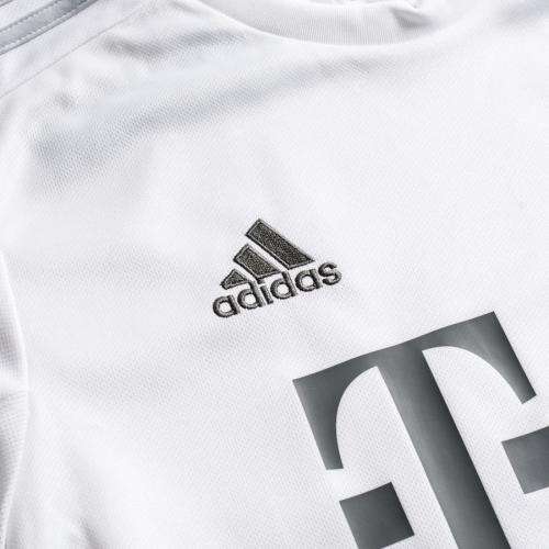 adidas Men's FC BAYERN AWAY JERSEY White/Silver DW7406 Size XL