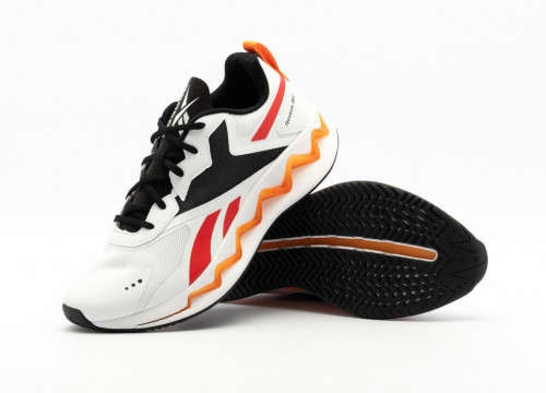 Reebok Men's Zig Elusion Energy White/ Instinct Red/ High Vis Orange FV3838 Size UK 10 (SA 10)