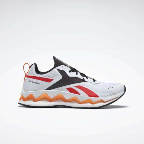 Reebok Men's Zig Elusion Energy White/ Instinct Red/ High Vis Orange FV3838 Size UK 10 (SA 10)