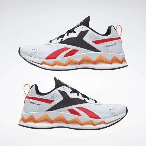 Reebok Men's Zig Elusion Energy White/ Instinct Red/ High Vis Orange FV3838 Size UK 10 (SA 10)