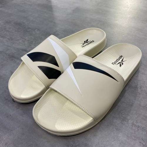Reebok UNISEX Classic Slide Alabaster/ Black/ White FW5753 Size UK 8 (SA 8)