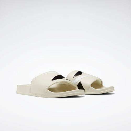 Reebok UNISEX Classic Slide Alabaster/ Black/ White FW5753 Size UK 8 (SA 8)