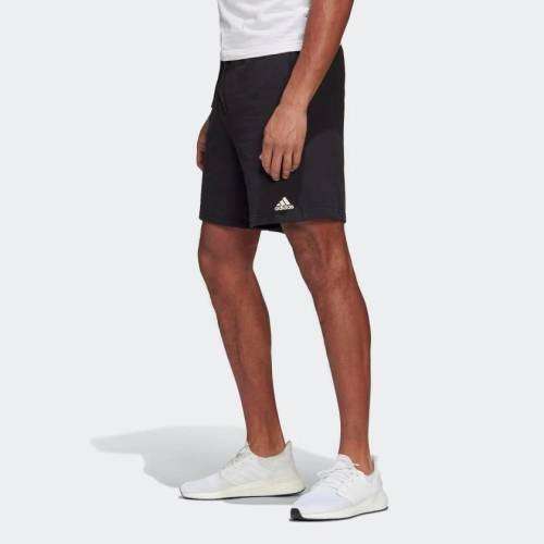 adidas Men's MUST HAVES LIGHT WEIGHT 100% COTTON FRENCH TERRY SHORTS Black FI6134 Size XL