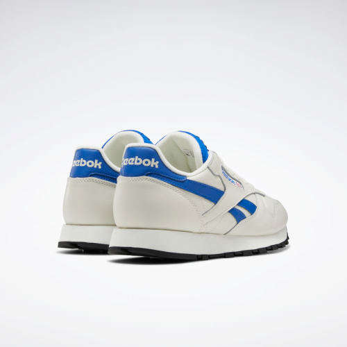 Reebok UNISEX Classic Leather Chalk / Humble Blue / Black EF3385 Size UK 7 (SA  7)