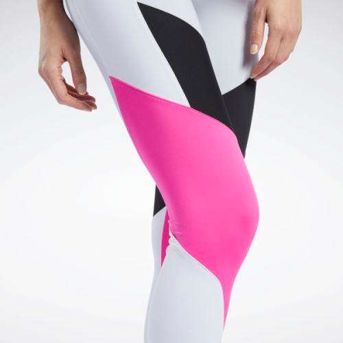 Reebok Women's Lux 2 Leggings Cold Grey 2 FU2039 Size Medium