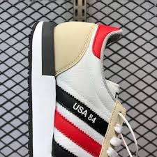 adidas Men`s Classics USA 84 White/ Cream/ Orange/ Black FX9327 Size UK 10 (SA 10)
