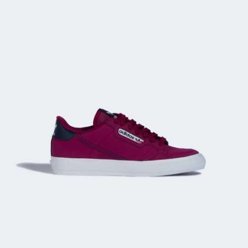 adidas Originals Women's CONTINENTAL VULC Power Berry / Collegiate Navy FV5365 Size UK 6 (SA 6)