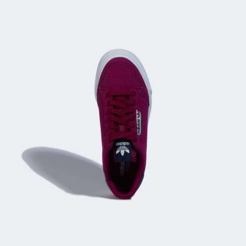 adidas Originals Women's CONTINENTAL VULC Power Berry / Collegiate Navy FV5365 Size UK 6 (SA 6)