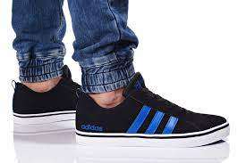 adidas Men's VS PACE Core Black/ Blue/ Cloud White AW4591 Size UK 10 (SA 10)