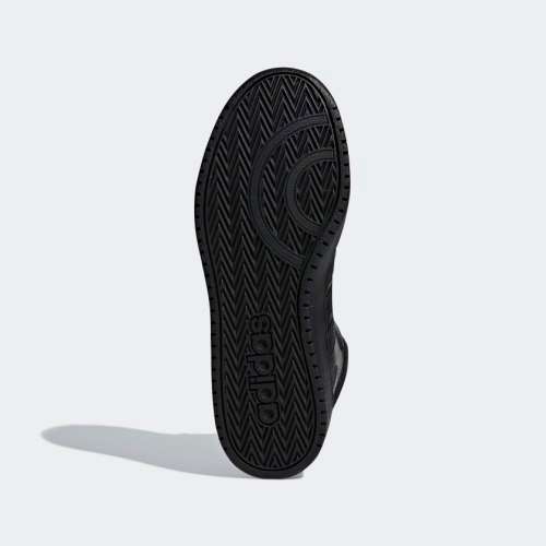 adidas Men's HOOPS 2.0 MID Black/ Black F34809 Size UK 10 (SA 10)