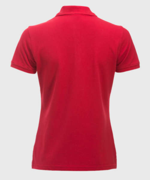 adidas Women's Polo Tee Shirt Scarlet Red EV6130 Size Medium