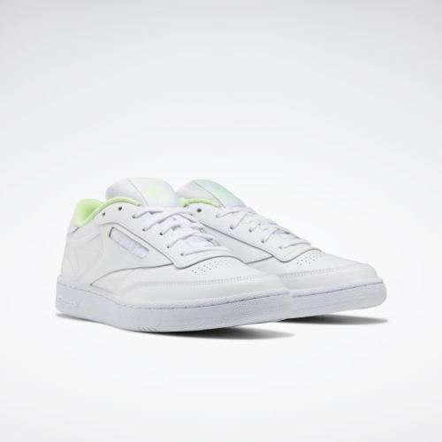 Reebok Men's Club C 85 White/ Electric Flash FV2139 Size UK 10 (SA 10)