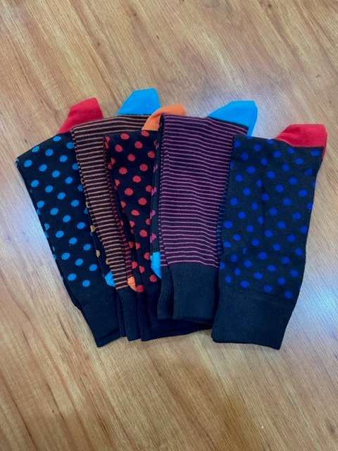 Jockey Formal Cotton Blend 5 Pairs Socks Multicolor Fits Size UK 7-10