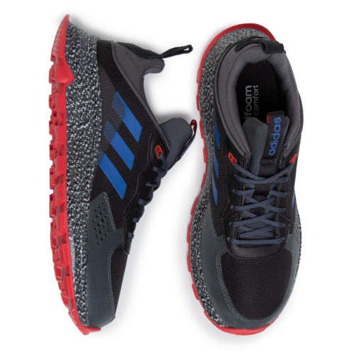 adidas Men's RESPONSE TRAIL Core Black/ Royal Blue/ Grey Six EG3457 Size UK 9 (SA 9)