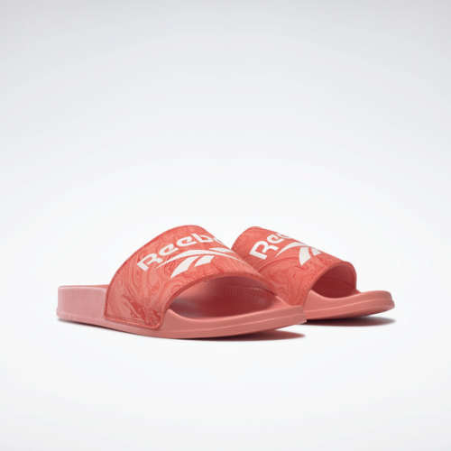 Reebok Women's FULGERE SLIDES Twisted Coral /Ceramic Pink/ Semi Orange FX3085 Size UK 6.5 (SA 6.5)
