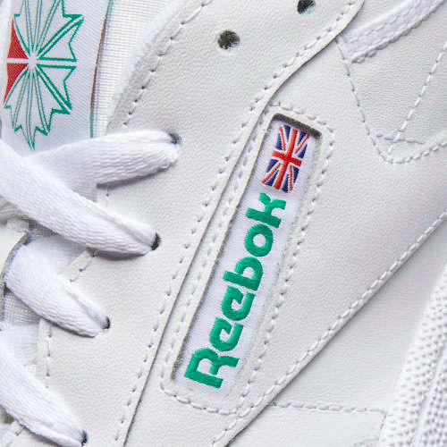 Reebok Men's Club C 85 Intense White/ Green AR0456 Size UK 10 (SA 10)