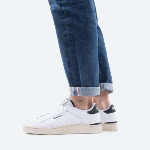 Reebok Men's AD COURT Cloud White/ Core Black/ White FX1338 Size UK 8 (SA 8)