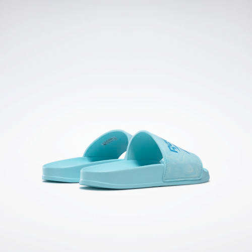 Reebok Women's FULGERE SLIDES  Digital Glow/ Radiant Aqua/ Chalk Blue FY0048 Size UK 6.5 (SA 6.5)