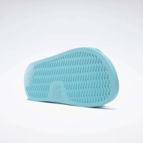 Reebok Women's FULGERE SLIDES  Digital Glow/ Radiant Aqua/ Chalk Blue FY0048 Size UK 6.5 (SA 6.5)