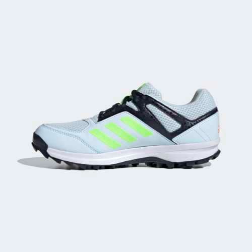 adidas Women`s FABELA RISE Sky Tint / Signal Green / Signal Orange FU8162 Size UK 5 (SA 5)