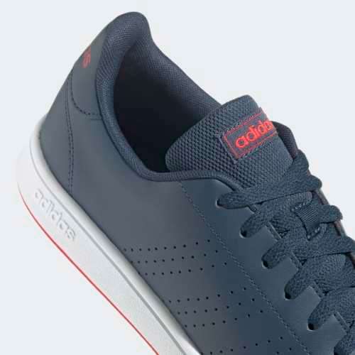 adidas Men`s ADVANTAGE BASE Crew Navy/ Cloud White FY8635 Size UK 10 (SA 10)