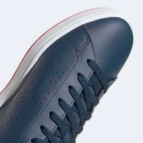 adidas Men`s ADVANTAGE BASE Crew Navy/ Cloud White FY8635 Size UK 10 (SA 10)