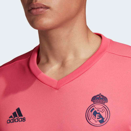 adidas Men's REAL MADRID 20/21 AWAY JERSEY Pink GI6463 Size Medium