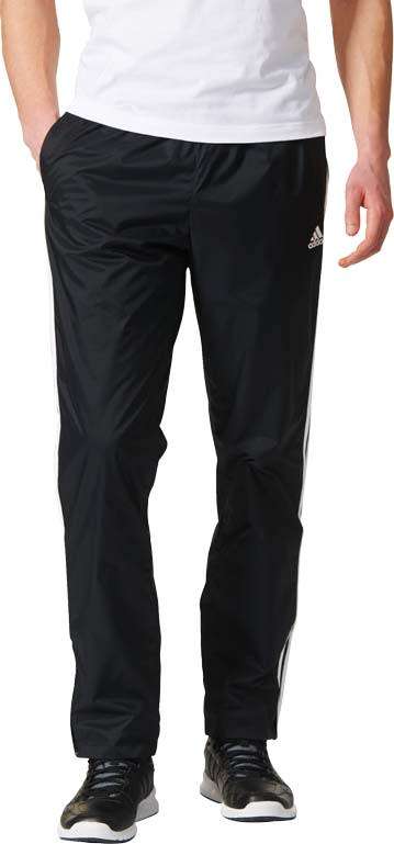 adidas Men's ESSENTIALS 3 STRIPES PANTS Black EX5030 Size Medium