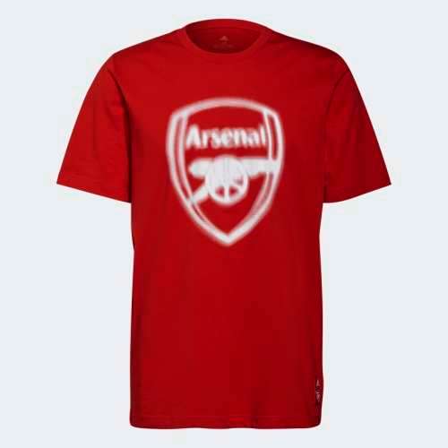 adidas Men's ARSENAL JERSEY Blurred Logo Scarlett GR4197 Size Large