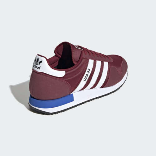 adidas Men's Classics USA 84 Collegiate Burgundy/ White/ Blue FV2051 Size UK 9 (SA 9)