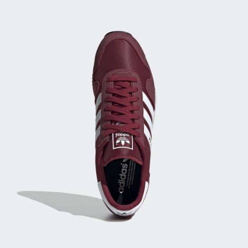 adidas Men's Classics USA 84 Collegiate Burgundy/ White/ Blue FV2051 Size UK 9 (SA 9)