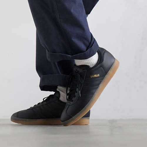 adidas Men's GAZELLE Core Black BD7480 Size UK 9 (SA 9)