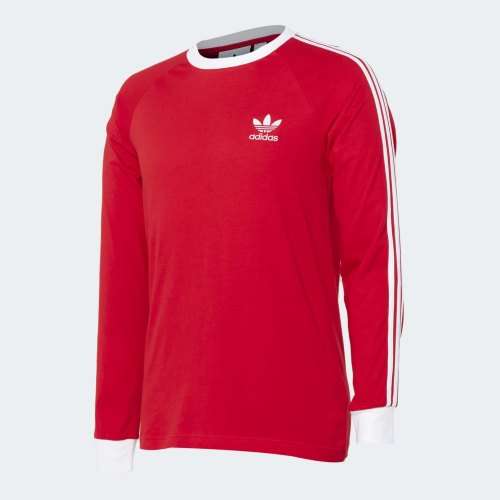 adidas Men`s 3 STRIPES Long Sleeves Tee SHIRT EX5172 Size Medium