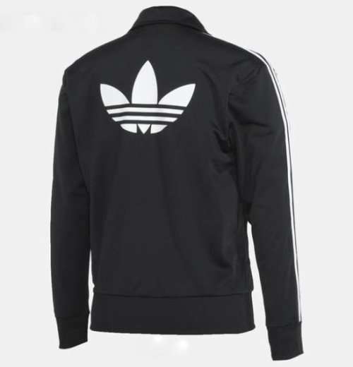 adidas Men`s FIREBIRD TREFOIL TRACK TOP Black EX5210 Size Large