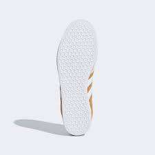 adidas Men`s GAZELLE Mesa Gold/ White B41653 Size UK 10.5 (SA 10.5)