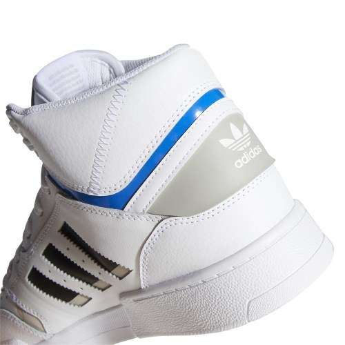 adidas Men's DROP STEP Footwear White/ Metal Grey/ Glow Blue EF7137 Size UK 8 (SA 8)