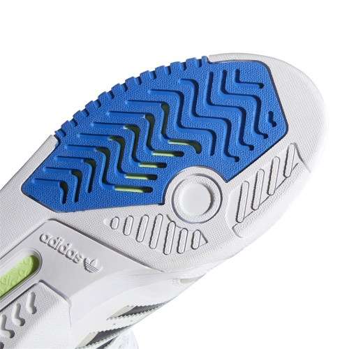 adidas Men's DROP STEP Footwear White/ Metal Grey/ Glow Blue EF7137 Size UK 8 (SA 8)